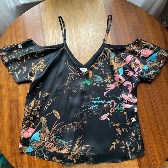 Wilfred Draveil XXS 100% Silk cold shoulder cami top - Picture 2 of 8